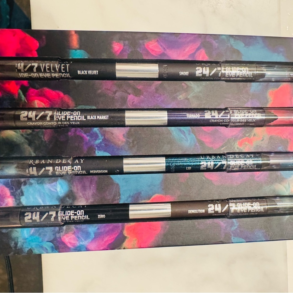 Urban Decay 24/7 Eye Pencil Collection - Black, Blue, Purple
